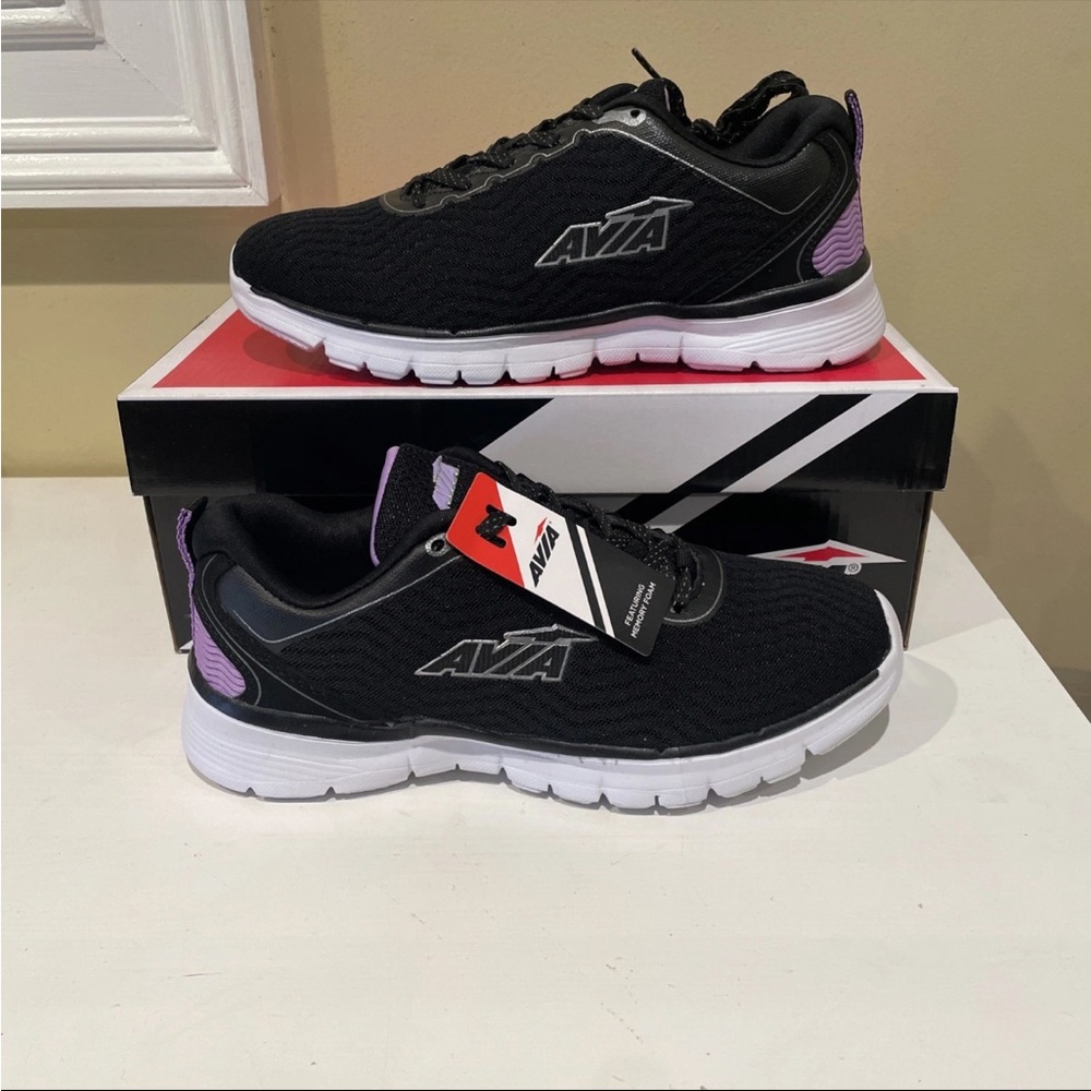 Avia Avi Factor 2.0 Black/ Purple Women’s Size 7